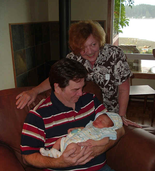 Grandma & Grandpa with Max